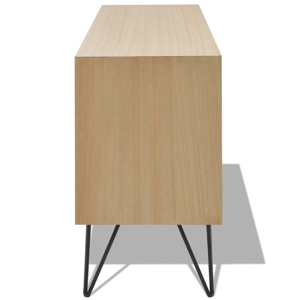 vidaXL TV Stand MDF Sideboard Entertainment Center HiFi Plasma Media Unit