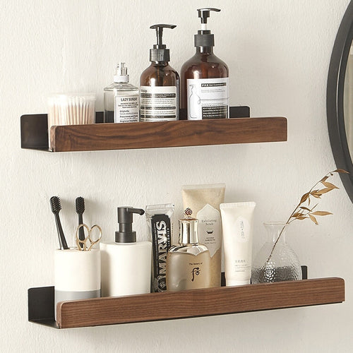 Bathroom Rack Wall-mounted Shower Room Toilet Nordic style Shelf