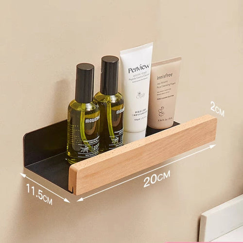 Bathroom Rack Wall-mounted Shower Room Toilet Nordic style Shelf