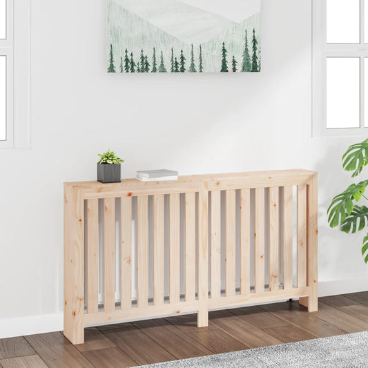 vidaXL Radiator Cover Office Heating Cabinet Cupboard Shelf Solid Wood Pine
